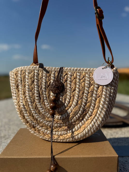 Bolso "Trenza beige"